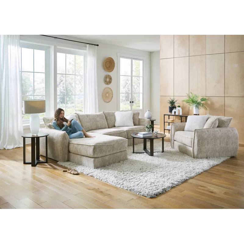 Bucktown 2 PC Sectional - Parchment