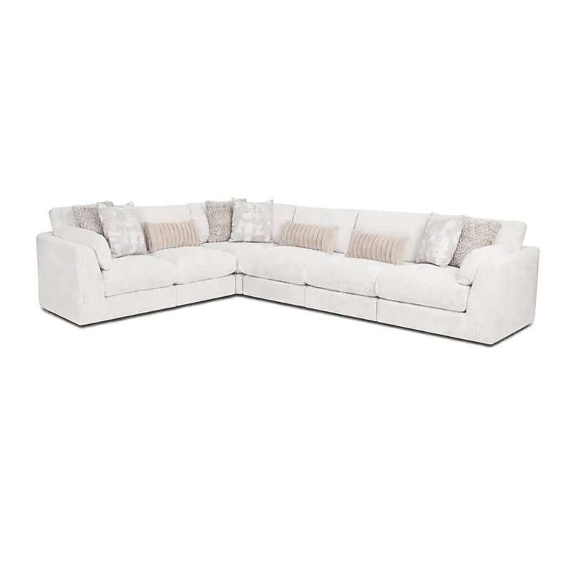 Bombay 6 PC Sectional - Fluffy Riverrock