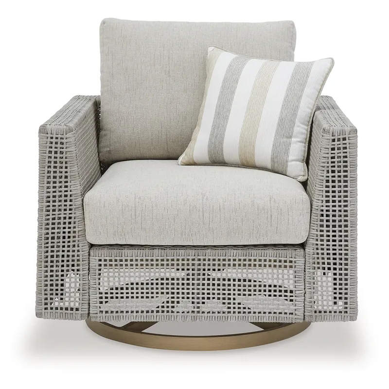 Seton Creek Outdoor Swivel Lounge with Cushion