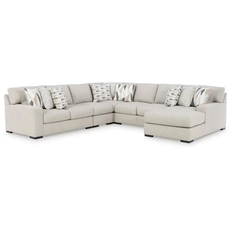 Laurelgrove 5-Piece Sectional with Chaise