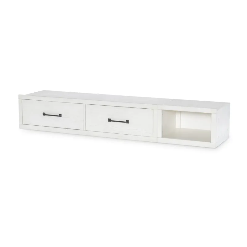 Flatiron White Underbed Storage Unit White Finish