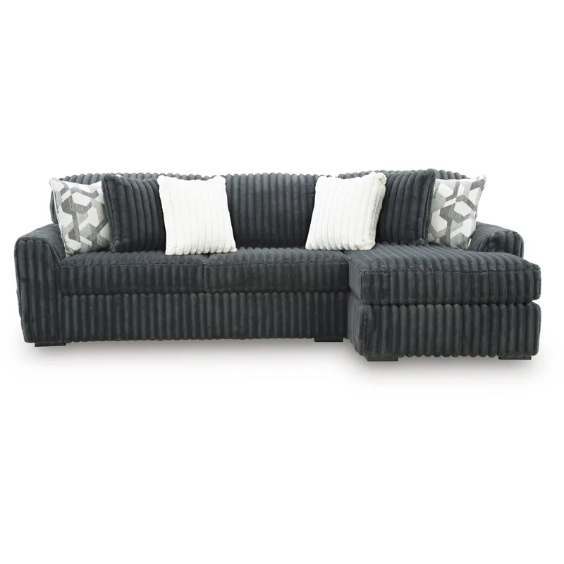 Midnight-Madness 2-Piece Sectional Sofa Chaise