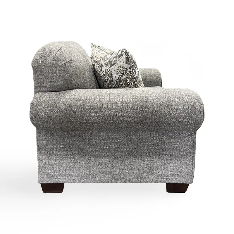 Monroe Chair &amp; 1/2 - Lucille Mushroom w/Garcia Toast Pillow