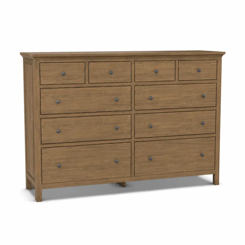 Heritage 10 Drawer Dresser - Mineral