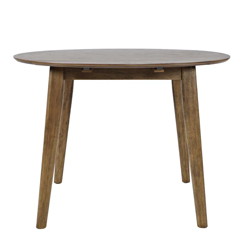 Percy 42" Contemporary Round Drop-Leaf Dining Table