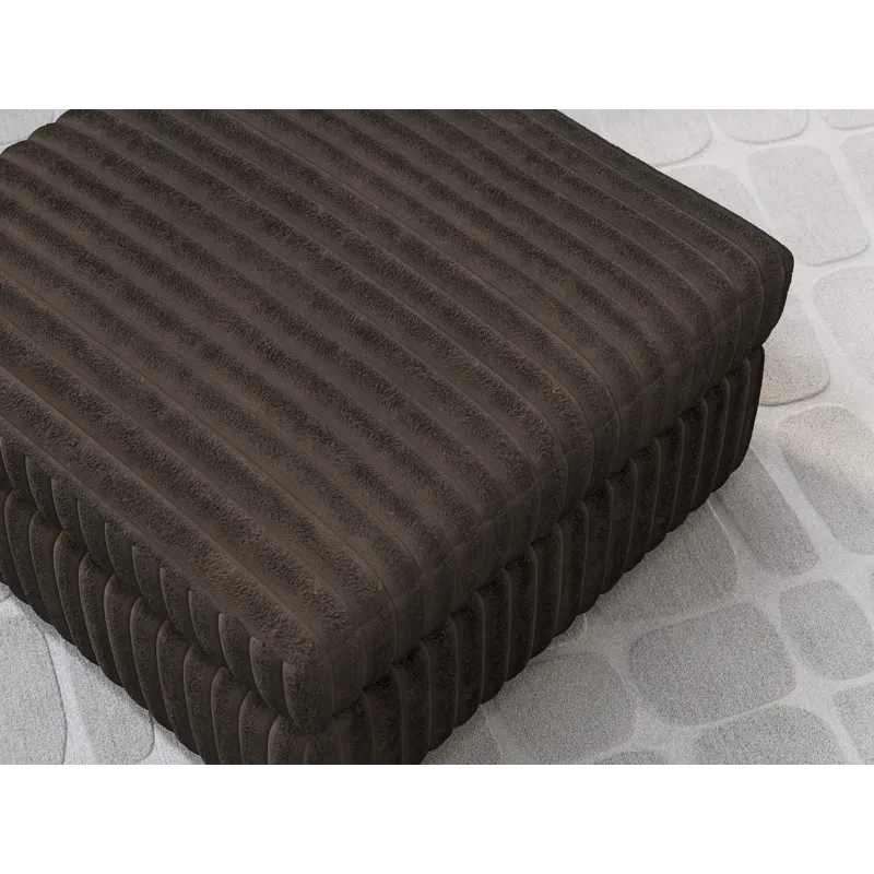 Midnight-Madness Oversized Accent Ottoman