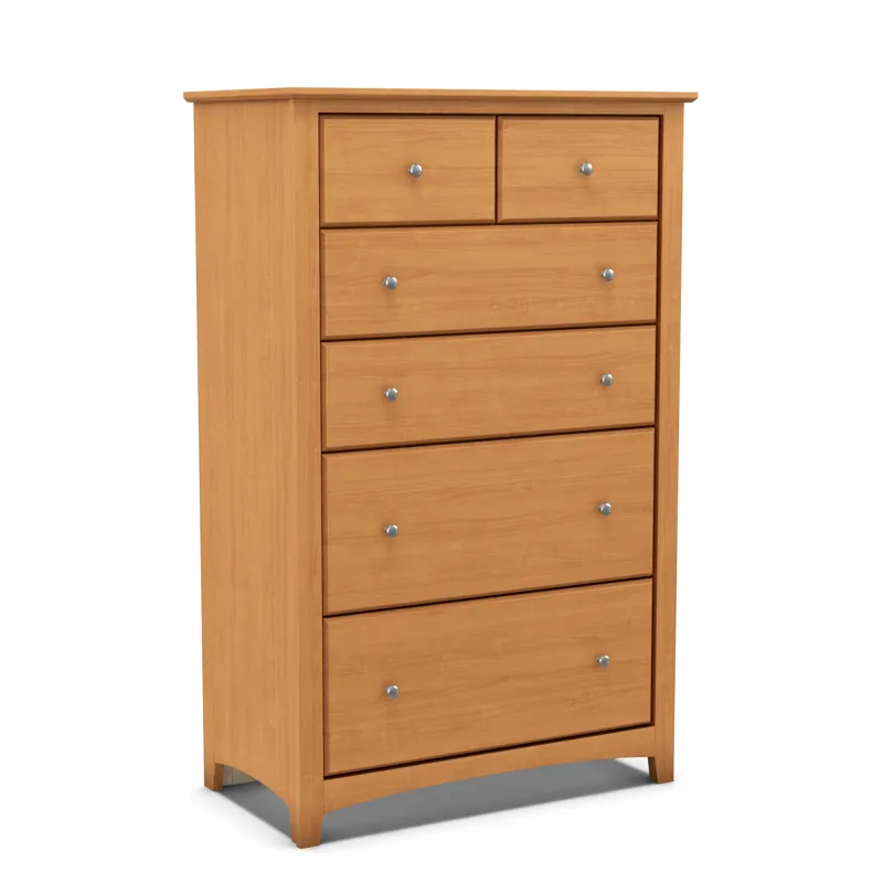 Shaker Alder 6 Drawer Chest