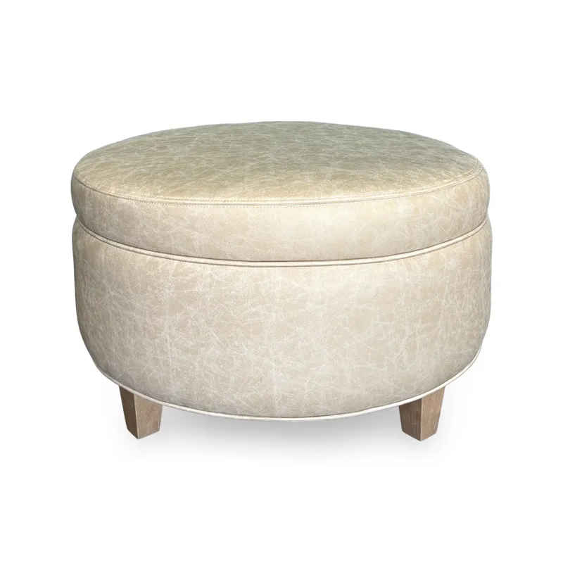 Bozeman 07 Faux Leather Cocktail Ottoman
