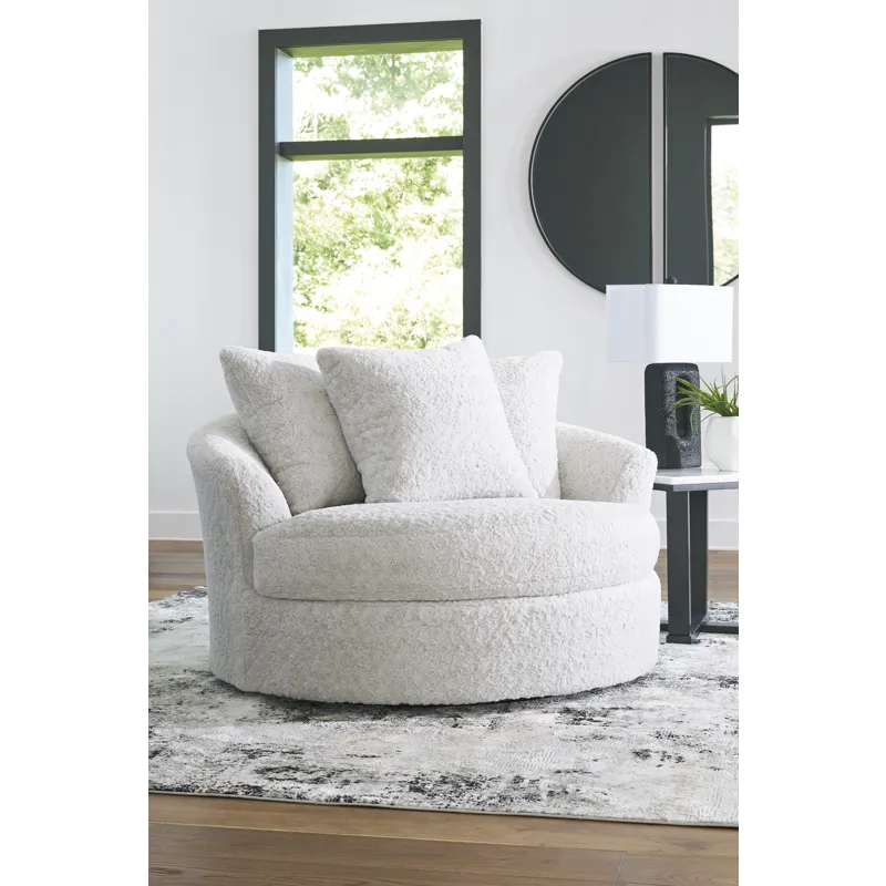 Snodoodle Oversized Swivel Accent Chair