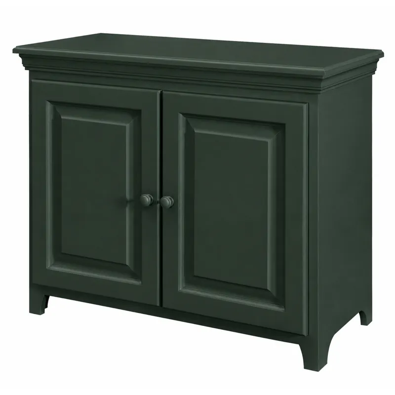 Pine 2-Door Console Cabinet - Forrest Green
