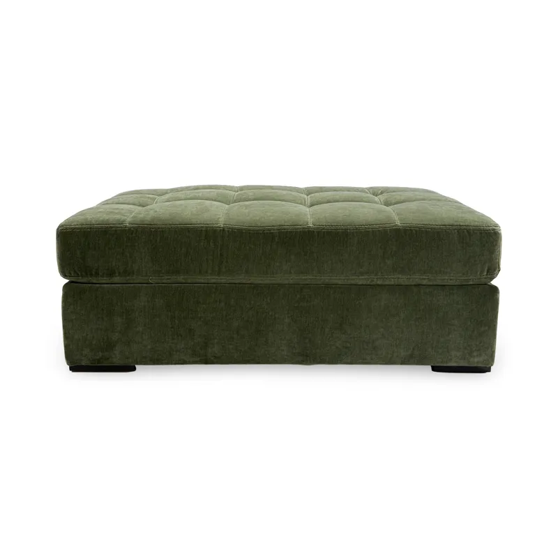 Noah Amici Moss Upholstered Ottoman