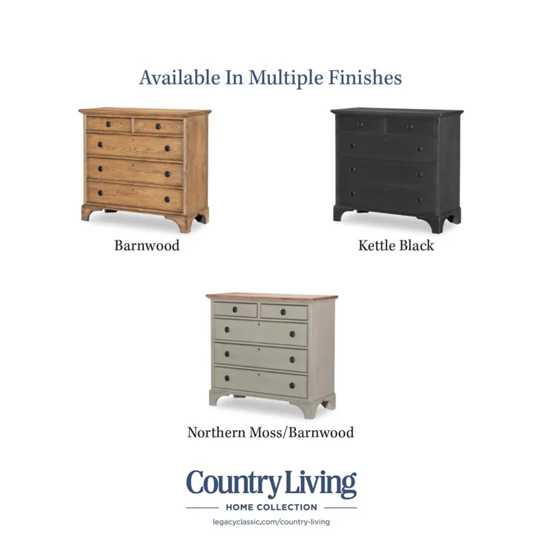 Vintage Market Accent Chest 5 Drawers