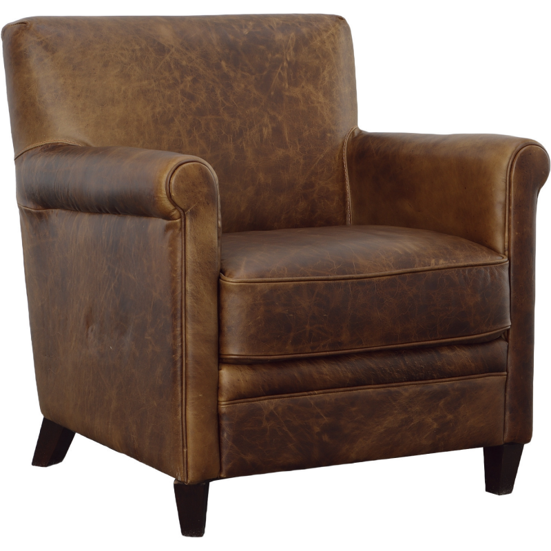 Leather Accent Chair - Thumbnail 2