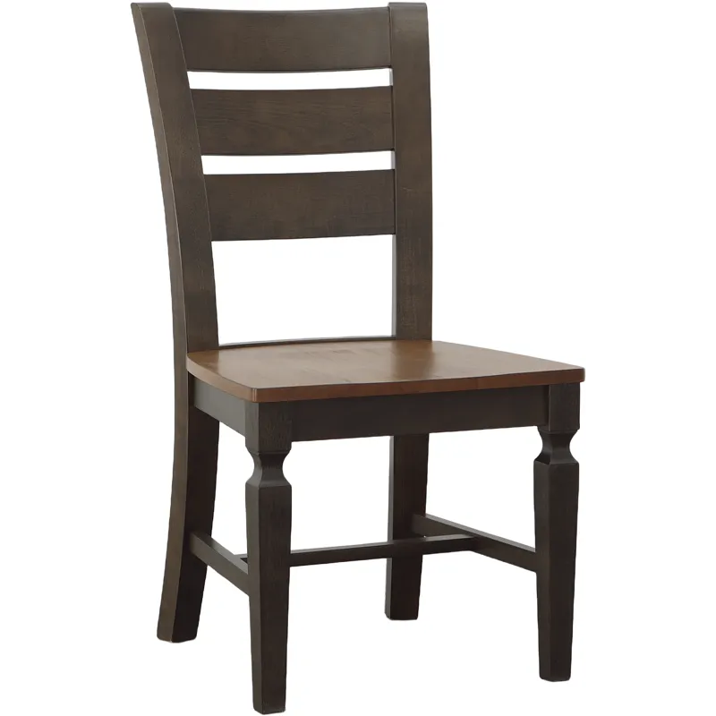 3 PC Dining Set in Hickory &amp; Coal