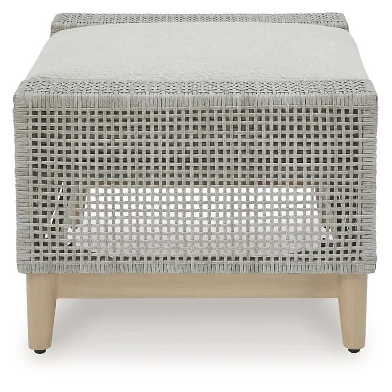 Seton Creek Outdoor Ottoman with Cushion