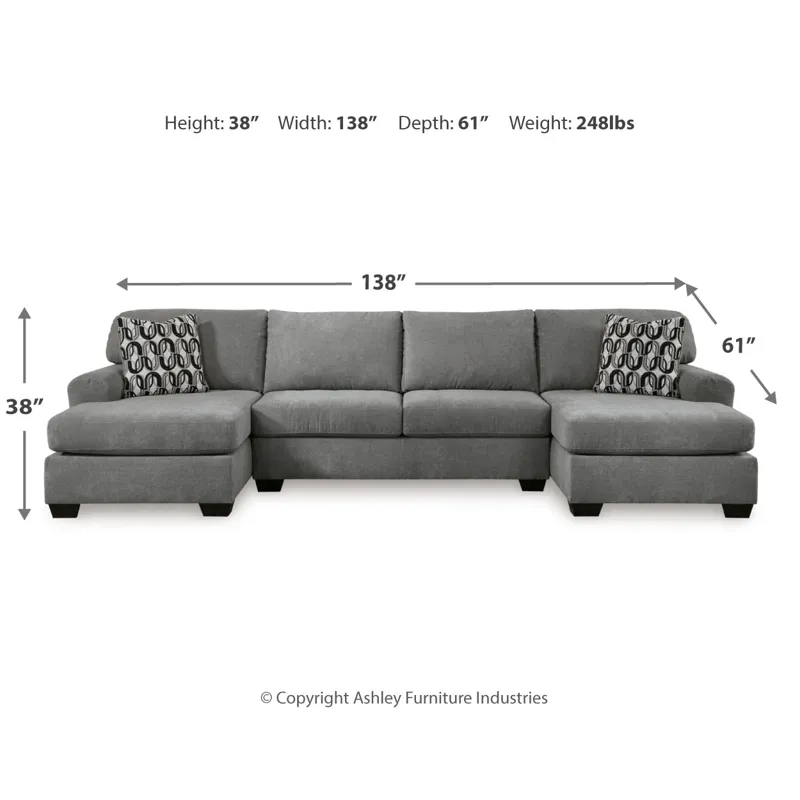 Birkdale Court 3-Piece Sectional