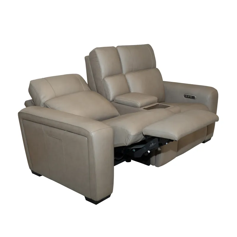 Sense Power Reclining Immersive Audio Loveseat with Console, Power Headrest, & Lumbar