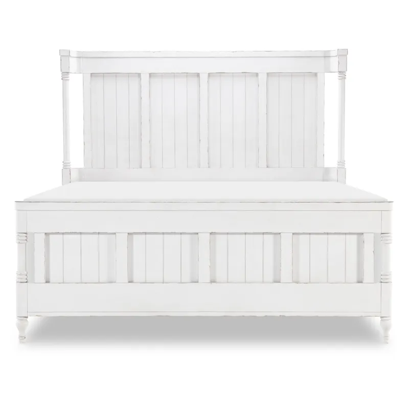 Vintage Market Shelter Queen Headboard - Picket Fence