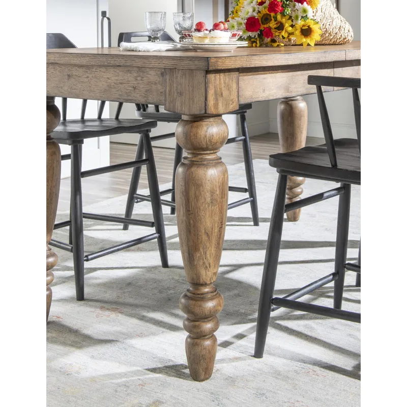 Vintage Market Chimney Leg Counter Height Table