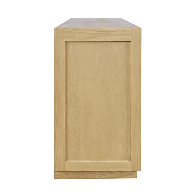 Auburn Hills 60" Contemporary Media Console - Light Oak