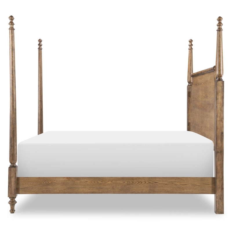 Vintage Market Complete High/Low Poster Bed - King