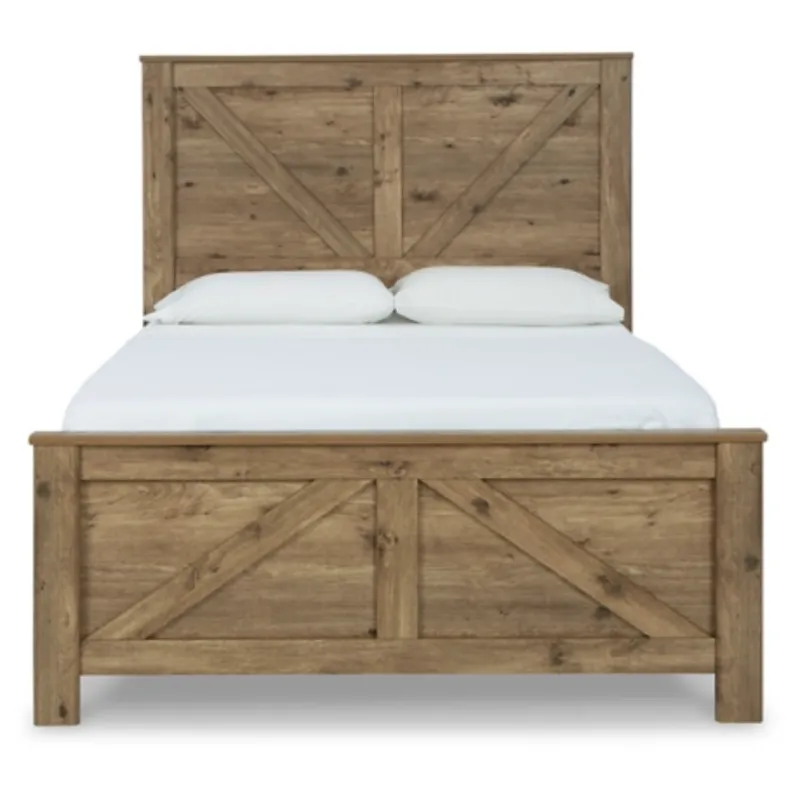 Shurlee Queen Crossbuck Panel Bed