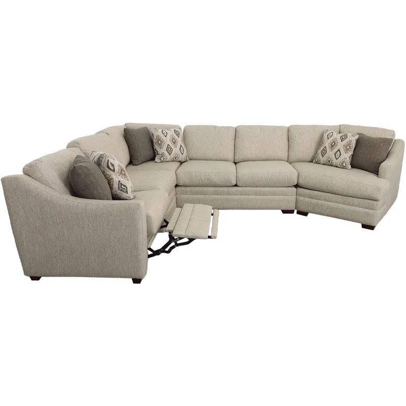 3 PC Power Sectional