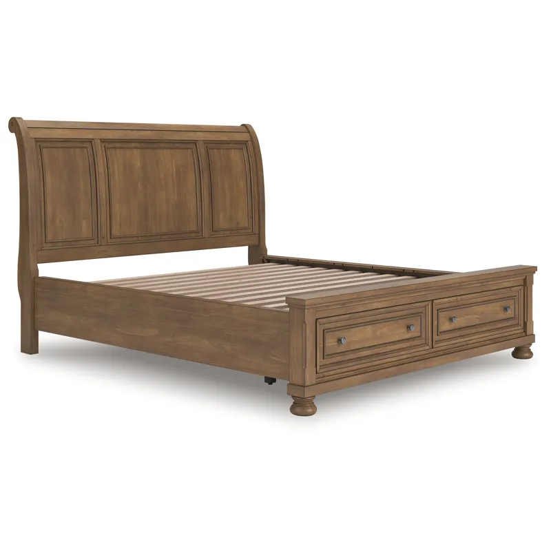 Vandenmore California King Storage Sleigh Bed