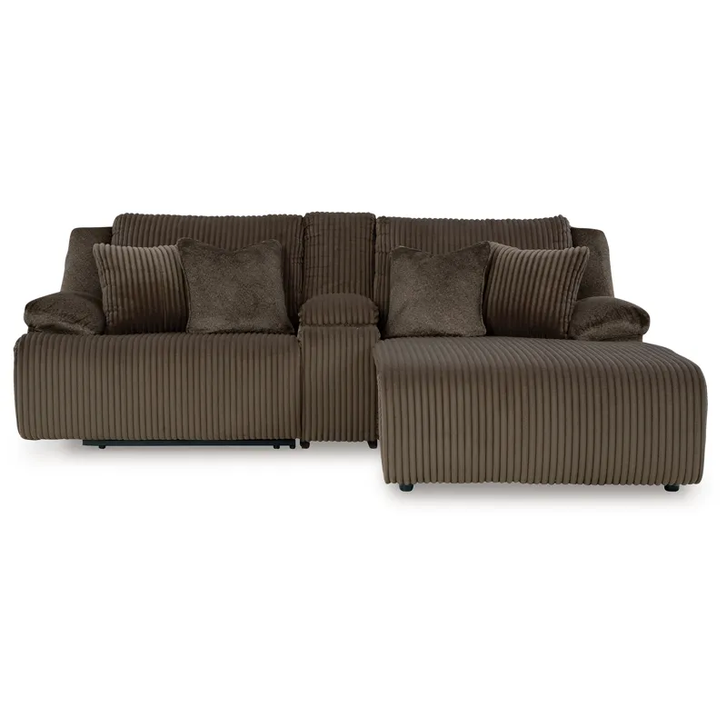 Top Tier 3-Piece Reclining Sectional Sofa with Chaise