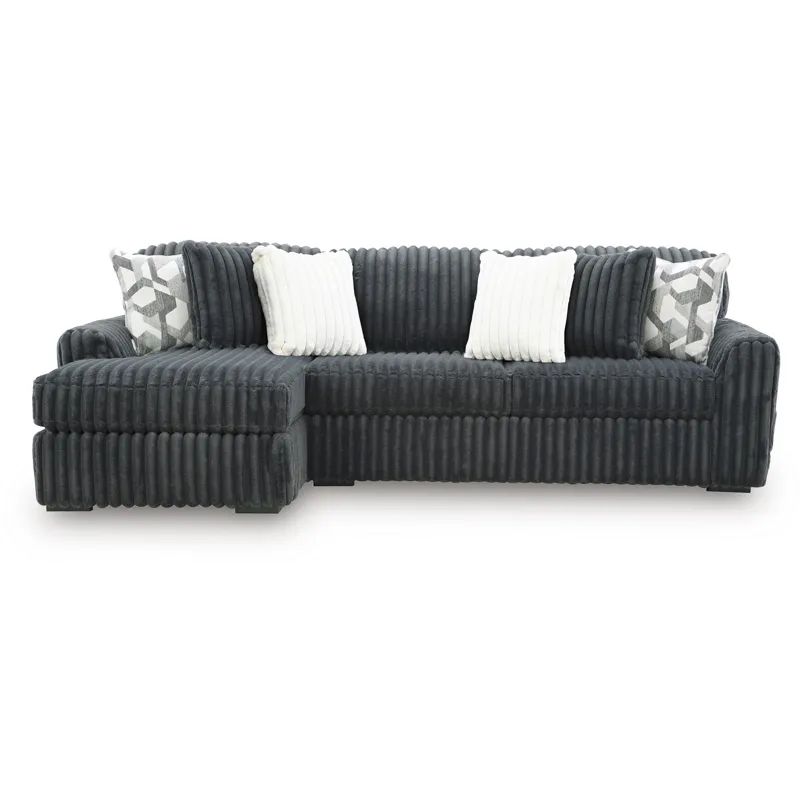 Midnight-Madness 2-Piece Sectional Sofa Chaise