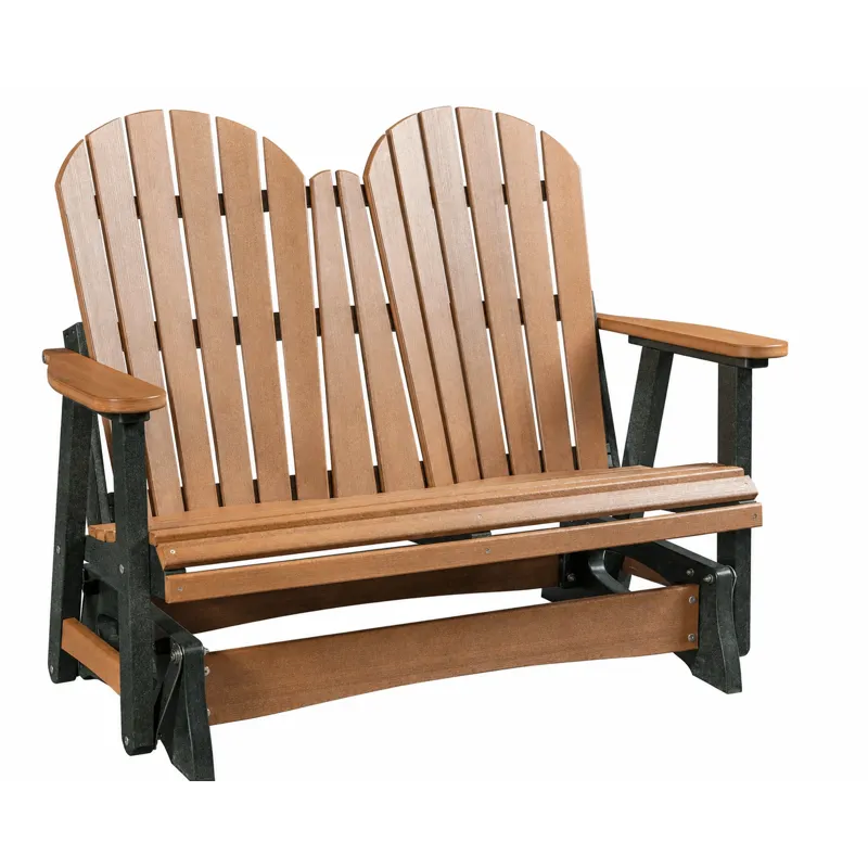 Cambridge Outdoor Double Glider Chair - Cedar/Turf Green