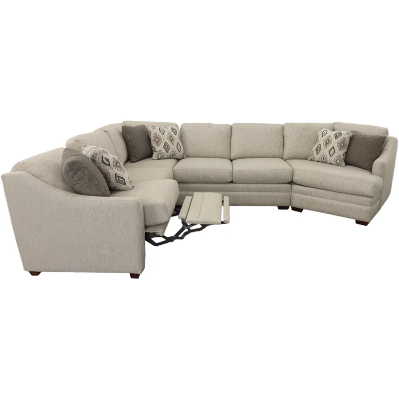 3 PC Power Sectional