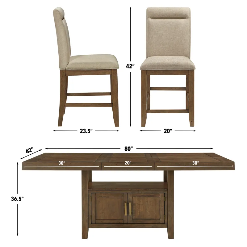 Garland 7pc Counter Dining Set