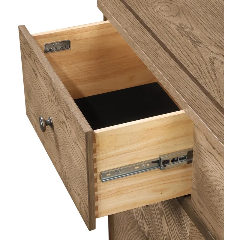 Sun Haven 6-Drawer Chest - Walnut and Oak Finish