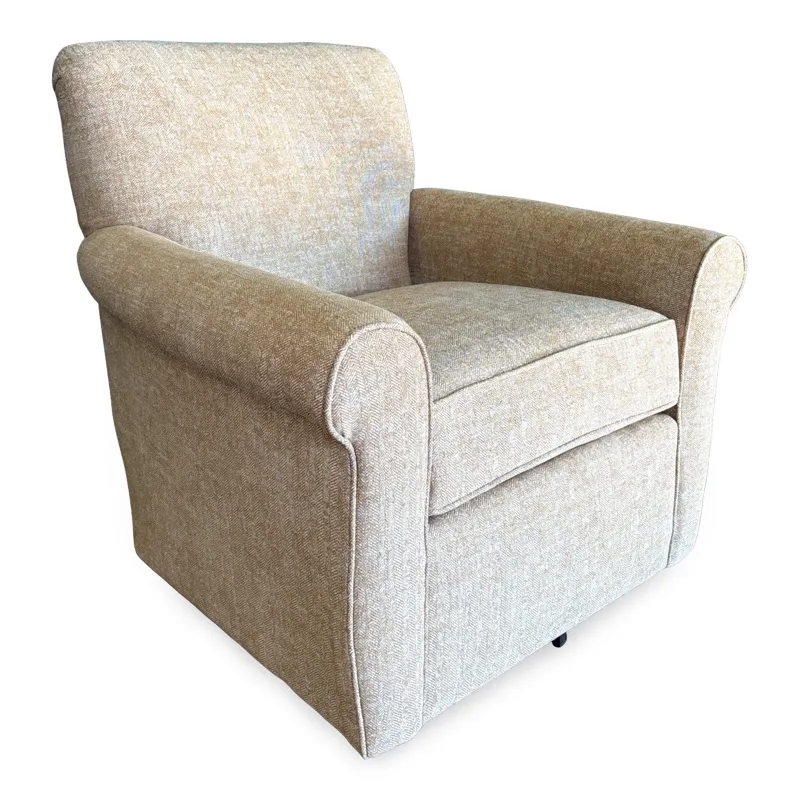 Kais Upholstered Swivel Chair 