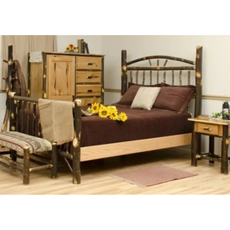 Wagonwheel King Bed