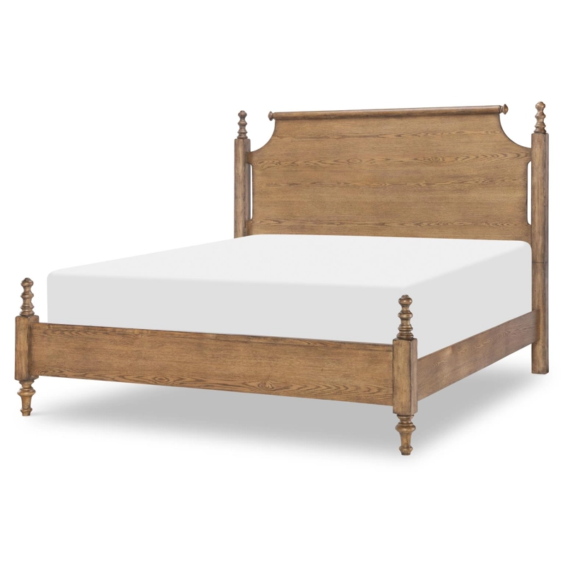 Vintage Market Complete High/Low Poster Bed - King