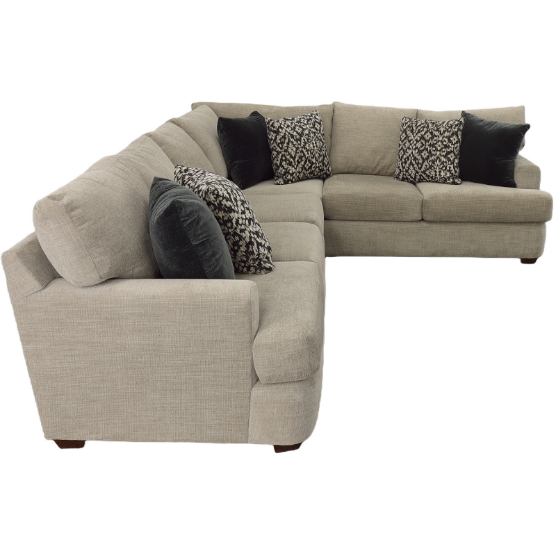 Haynes 2 PC Sectional K18400LS+RCRNS by Klaussner at Old Brick