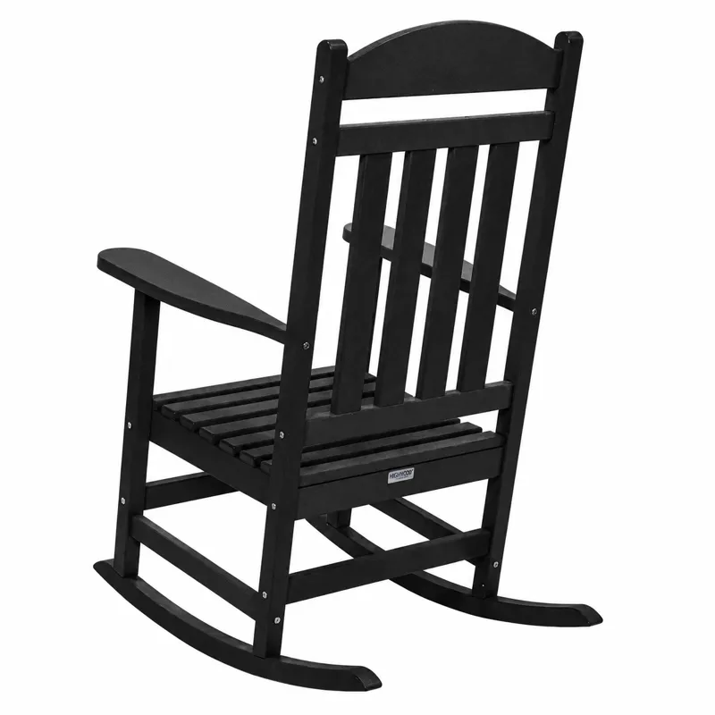 Boston Outdoor Rocking Chair - Black
