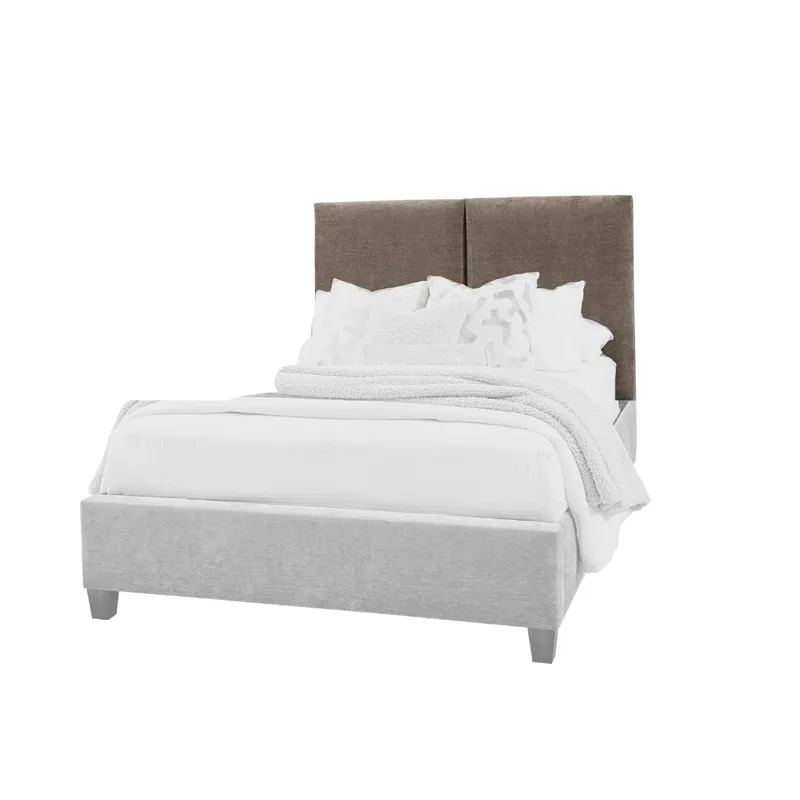 Joinery Upholstered Queen Headboard - Brindle Grey