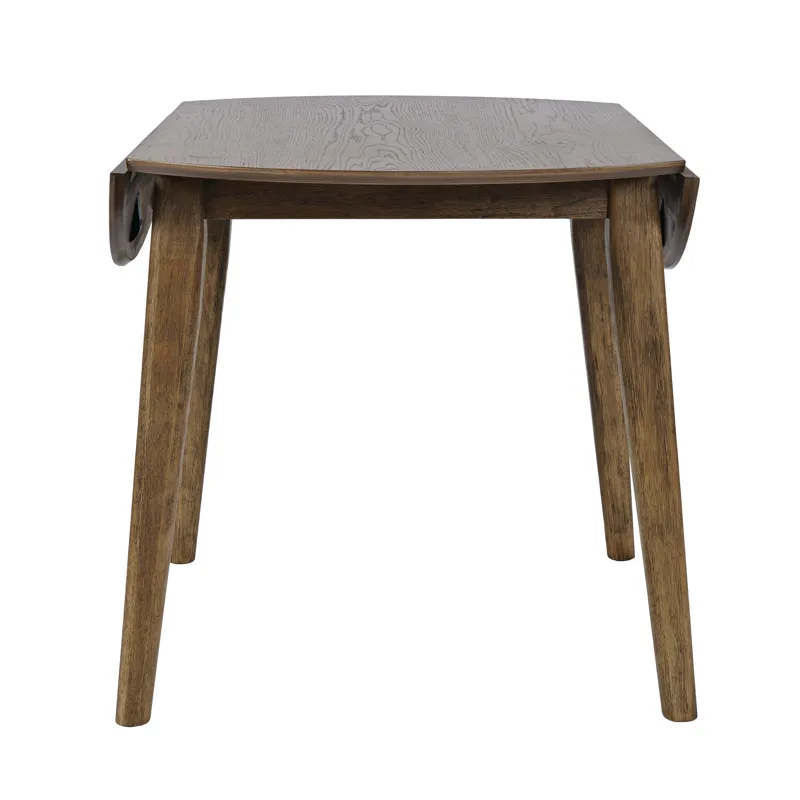 Percy 42" Contemporary Round Drop-Leaf Dining Table