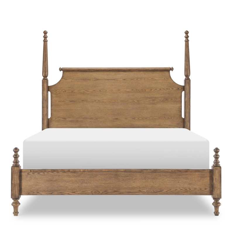 Vintage Market Complete High/Low Poster Bed - King