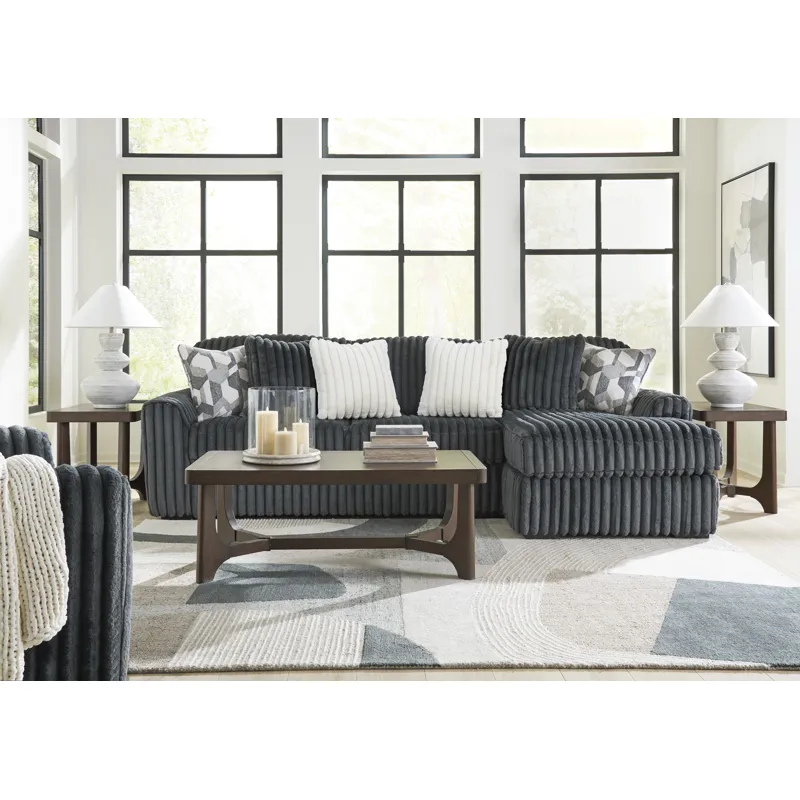 Midnight-Madness 2-Piece Sectional Sofa Chaise