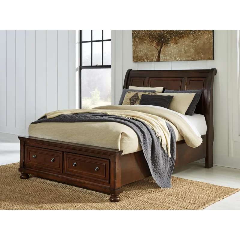 Porter Queen Sleigh Storage Bed