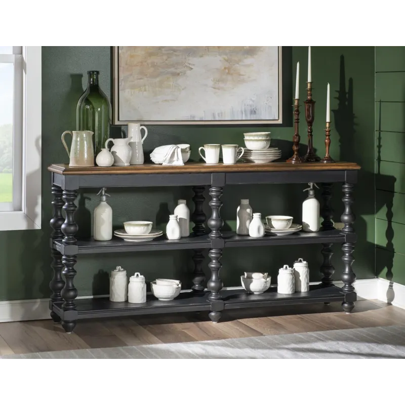 Vintage Market Turned Bobbin Leg Console Table