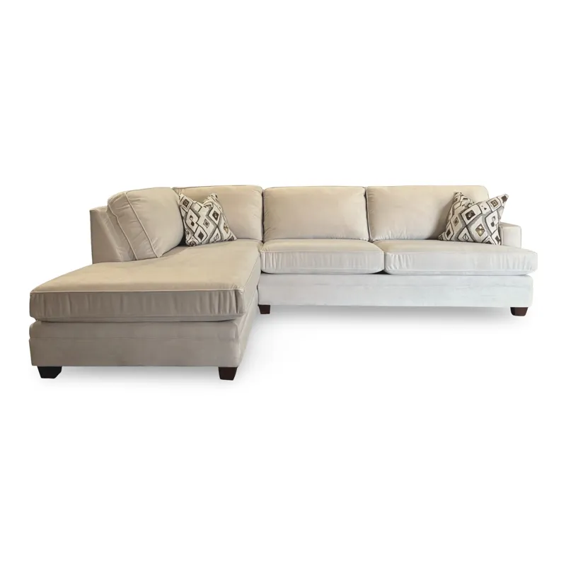 Hot Pearl 2 Piece Sectional w/ LAF Chaise