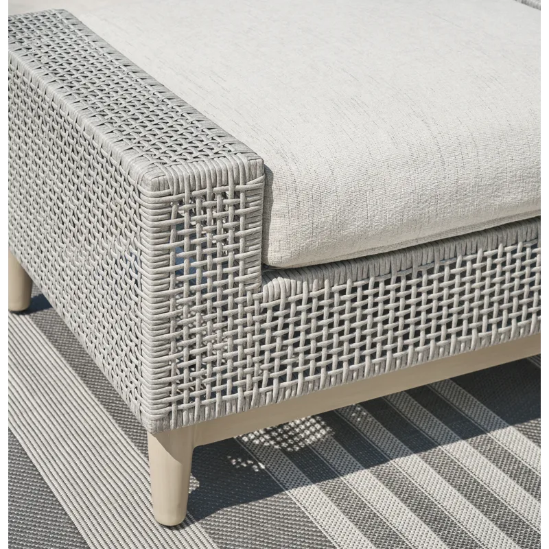 Seton Creek Outdoor Ottoman with Cushion