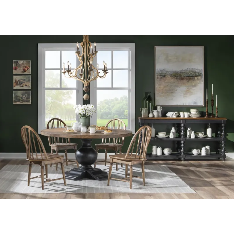 Vintage Market Turned Bobbin Leg Console Table