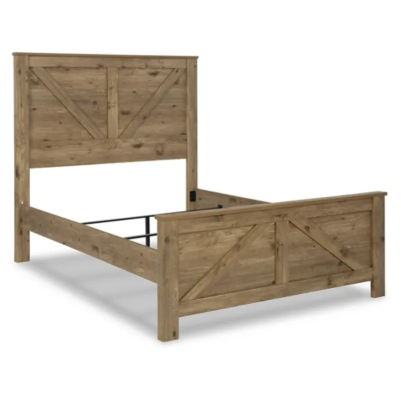 Shurlee Queen Crossbuck Panel Bed