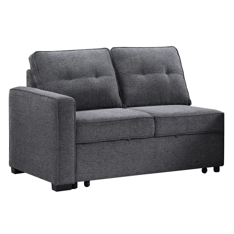Noah Grey Pullout Loveseat